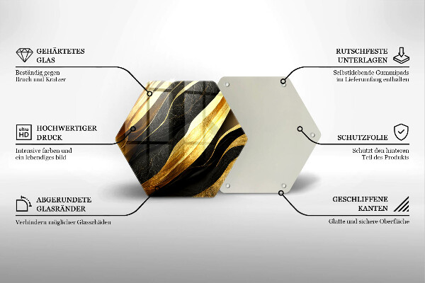 Skleněná deska do kuchyně Elegantní abstrakce