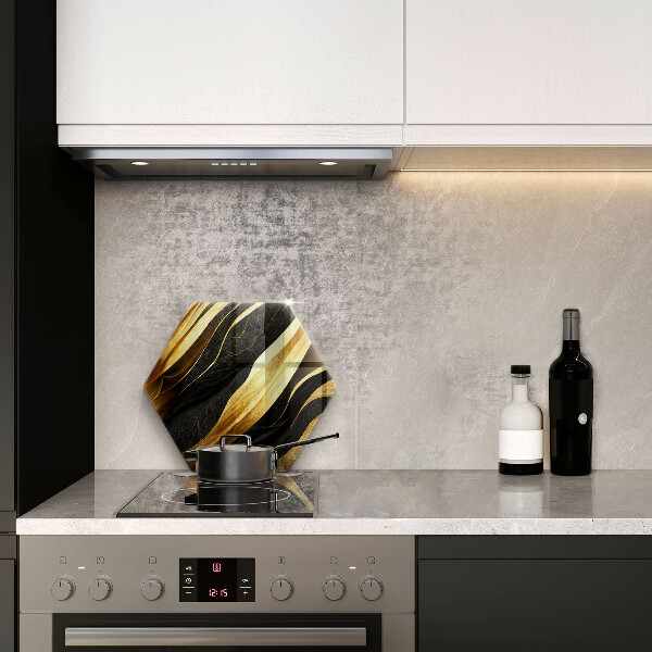 Skleněná deska do kuchyně Elegantní abstrakce