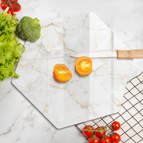 Skleněná deska do kuchyně Elegantní mramorový kámen