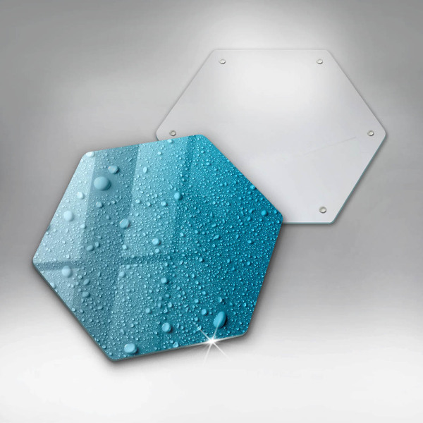 Skleněná deska do kuchyně Kapky vody