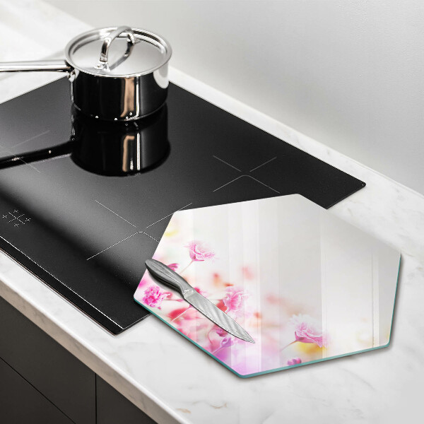 Skleněná krájecí deska Květinová louka