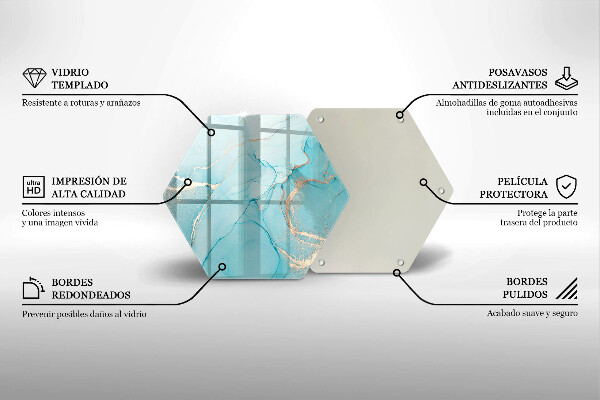 Skleněná krájecí deska Kamenná abstrakce