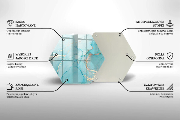 Skleněná krájecí deska Kamenná abstrakce