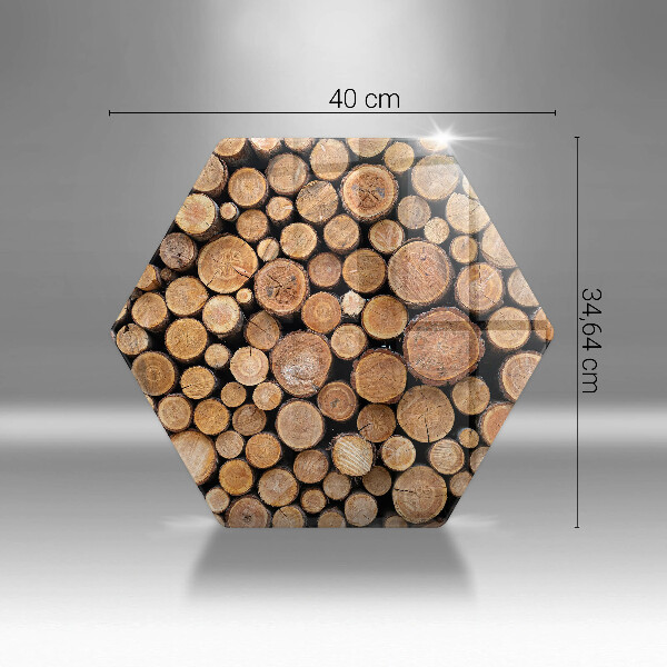 Skleněná krájecí deska Kmeny stromů