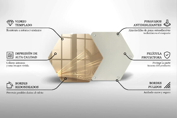 Skleněná krájecí deska Moderní abstrakce