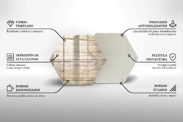 Skleněná krájecí deska Dřevěná prkna
