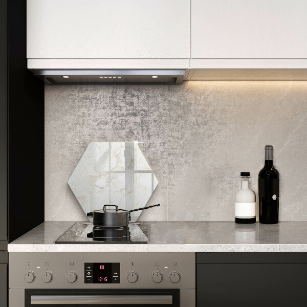 Skleněná deska do kuchyně Dekorativní mramorový kámen