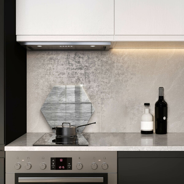 Skleněná deska do kuchyně Staré dřevěné desky