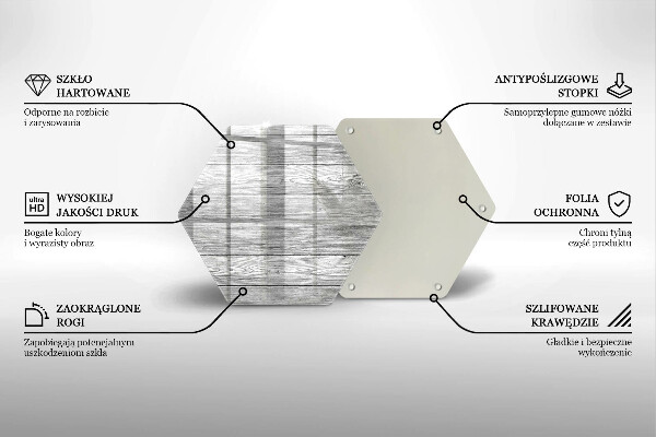Skleněná deska do kuchyně Staré dřevěné desky