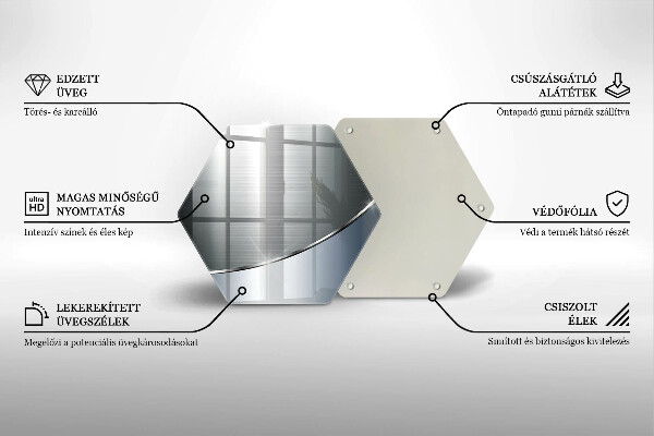 Skleněná deska do kuchyně Kovový abstrakce vzor