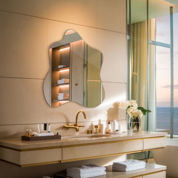 Zrcadlo skvrna atypické 68x67 cm