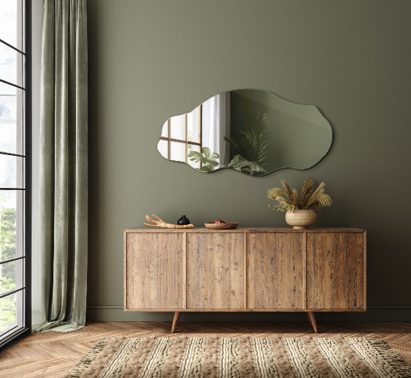 Atypické zrcadlo skvrna 45x90