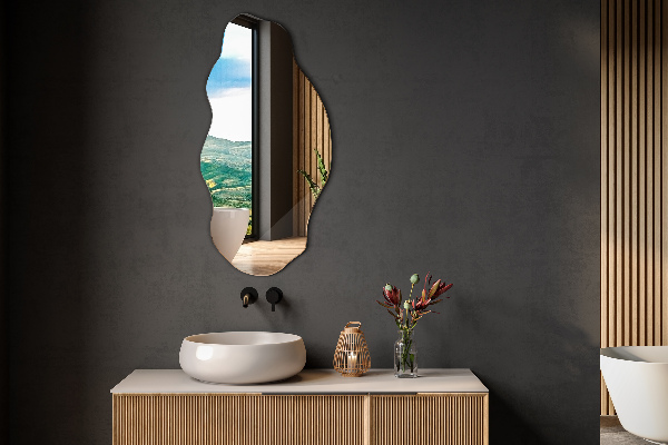 Nepravidelné zrcadlo skvrna 50x100