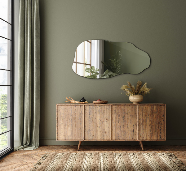 Atypické zrcadlo stylový doplněk bez rámu 45x90