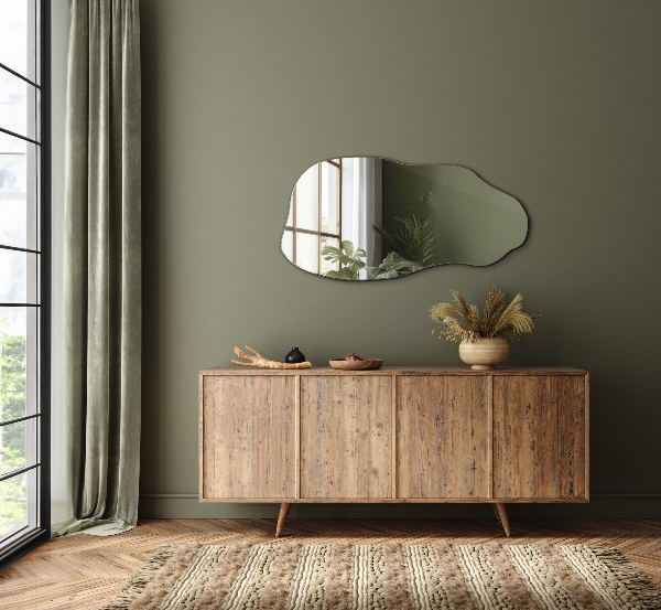 Nepravidelné zrcadlo originální zavěšení 50x100