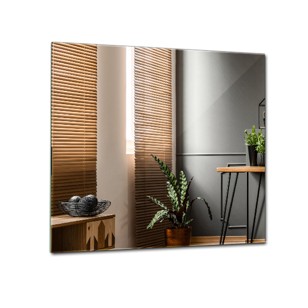 Obdélníkové designove zrcadlo bez rámu 50x50 cm