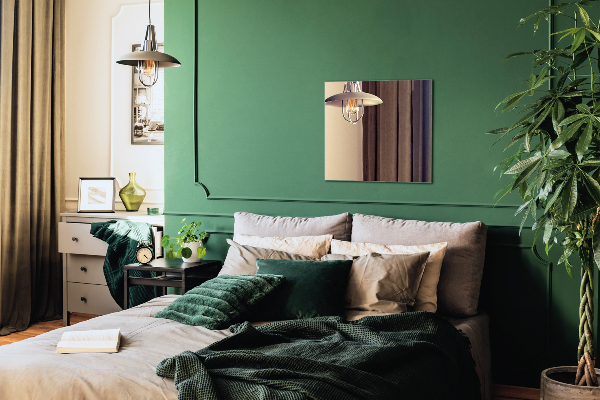 Obdélníkové designove zrcadlo bez rámu 50x50 cm