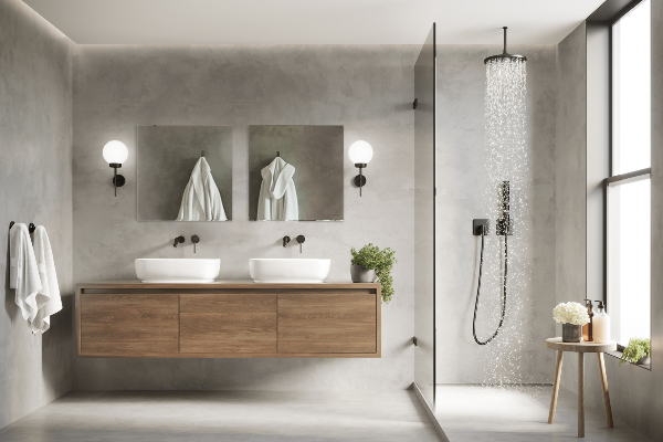 Obdélníkové designove zrcadlo bez rámu 50x50 cm