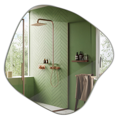 Nepravidelné zrcadlo skvrna originál 48x48 cm