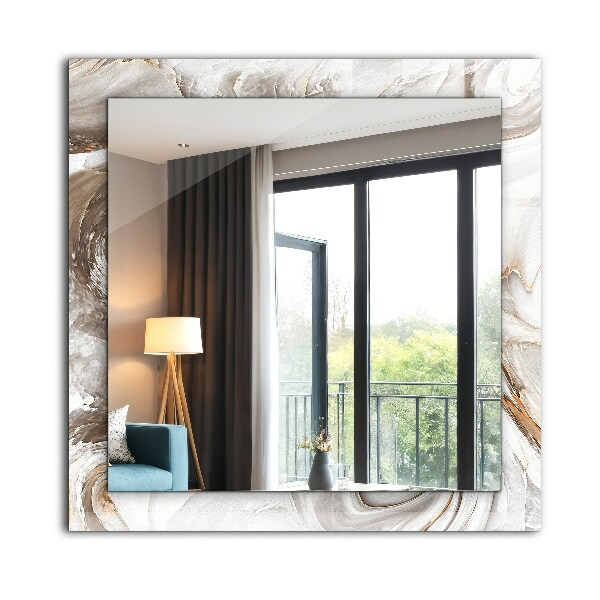 Ozdobné zrkadlo Abstraktní mramorový vzor