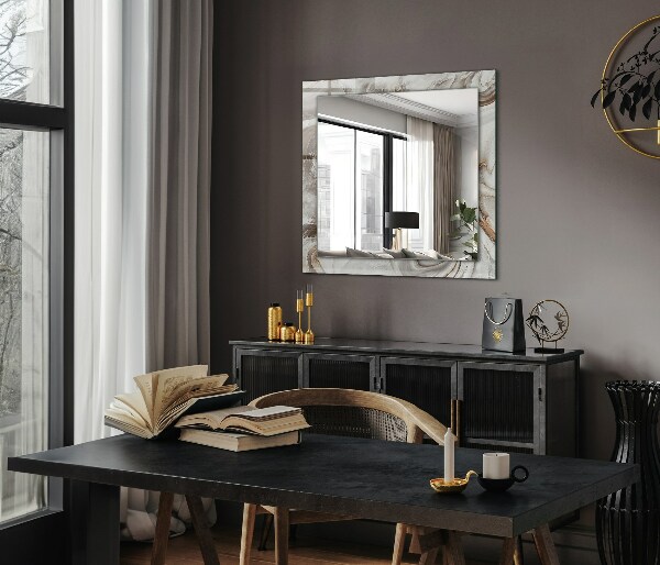 Ozdobné zrkadlo Abstraktní mramorový vzor