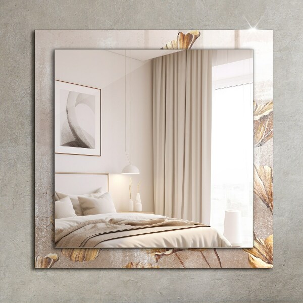 Zrkadlo s potlačeným rámom Vintage květiny