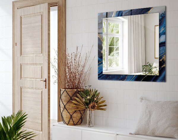 Zrkadlo rám s potlačou Abstraktní mramorové umění