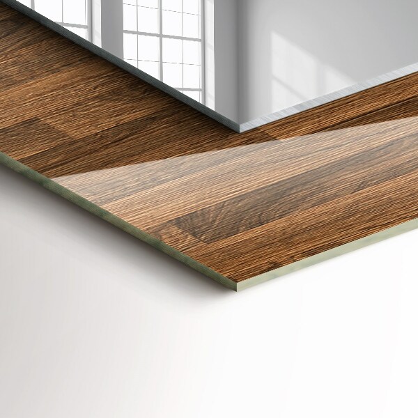 Dekoračné zrkadlo na stenu Dřevěné panely