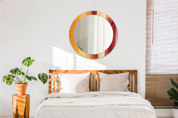 Kulaté dekorační zrcadlo Abstraktní obrázek