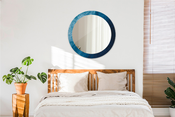 Kulaté zrcadlo rám s potiskem Abstraktní umění