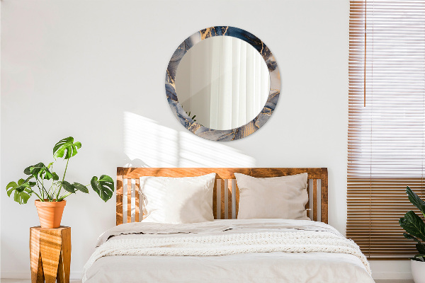 Kulaté dekorační zrcadlo Abstraktní tekutina