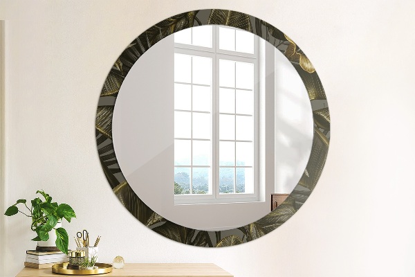 Kulaté zrcadlo rám s potiskem Hibiscus Flowers