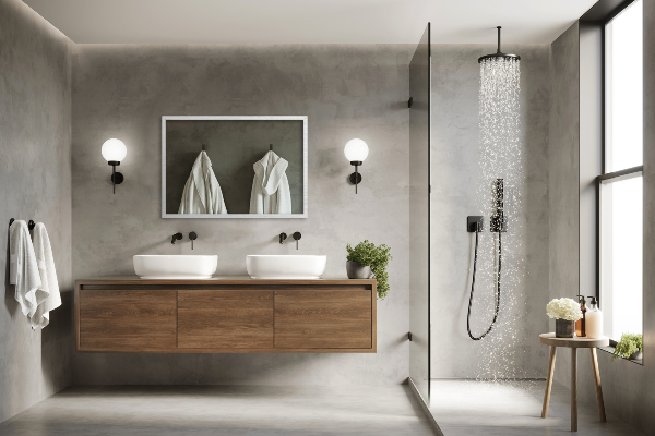 Obdélníkové zrcadlo do obýváku s bílým rámem 70x50 cm