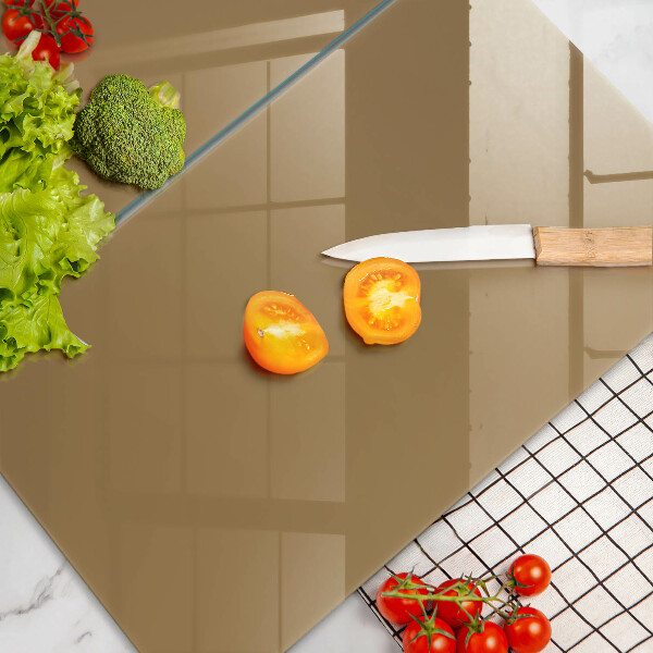 Skleněná deska za sporák Barva béžová