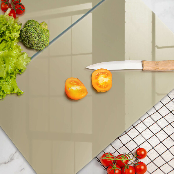 Skleněná deska za sporák Barva béžová