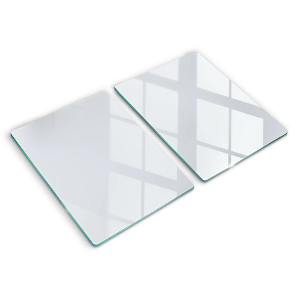 Skleněná deska za sporák Bílá barva