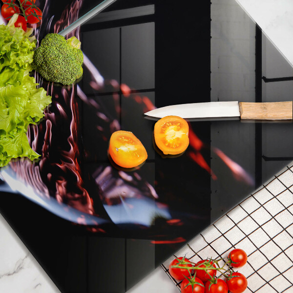 Skleněná deska za sporák Sklenka červeného vína