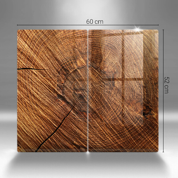 Skleněná deska za sporák Dřevěná konstrukce