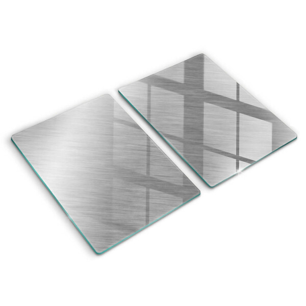 Skleněná deska za sporák Kovové textury pozadí