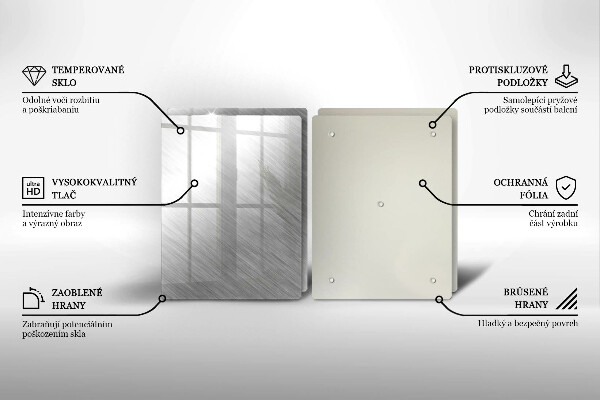 Skleněná deska za sporák Kovové textury pozadí