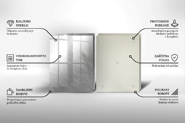 Skleněná deska za sporák Kovové textury pozadí