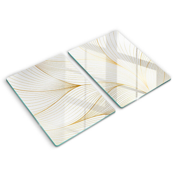 Skleněná deska za sporák Moderní čáry vzor