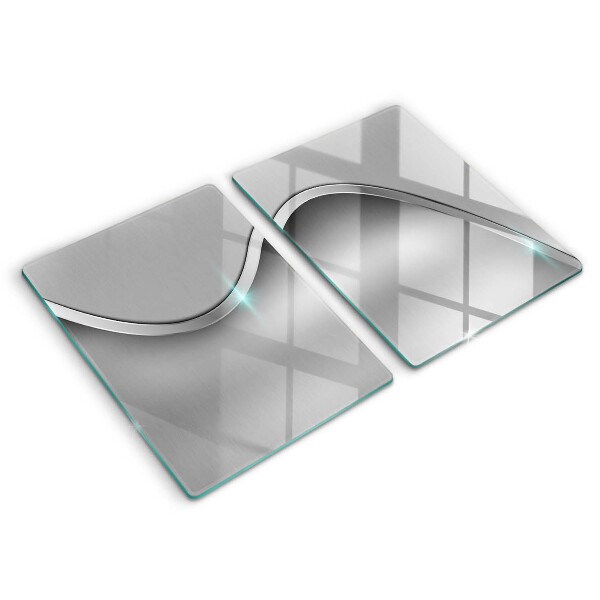 Sklo za varnou desku Kovová abstrakce