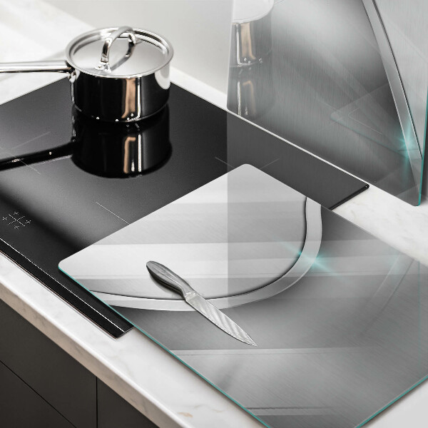 Sklo za varnou desku Kovová abstrakce