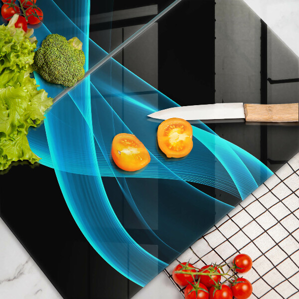 Sklo za varnou desku Modrá abstrakce