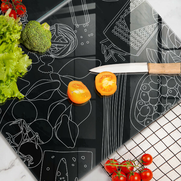 Skleněná deska za sporák Kuchyňské doplňky