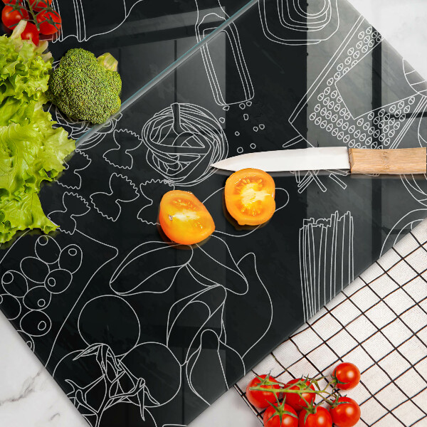 Skleněná deska za sporák Kuchyňské doplňky