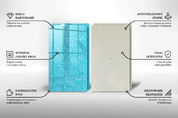 Skleněná deska za sporák Velikonoční téma