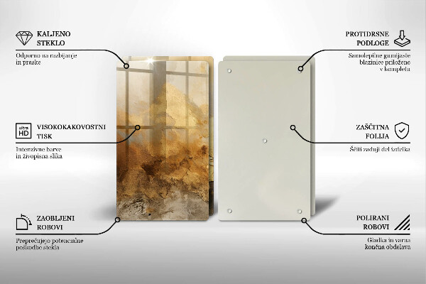 Deska za sporák Bohatá textura