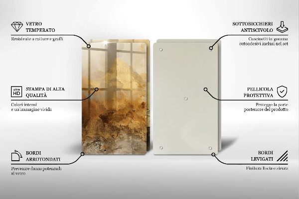 Deska za sporák Bohatá textura